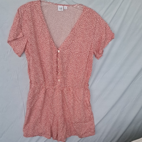 GAP Red Patterned Dress - Picture 1 of 6